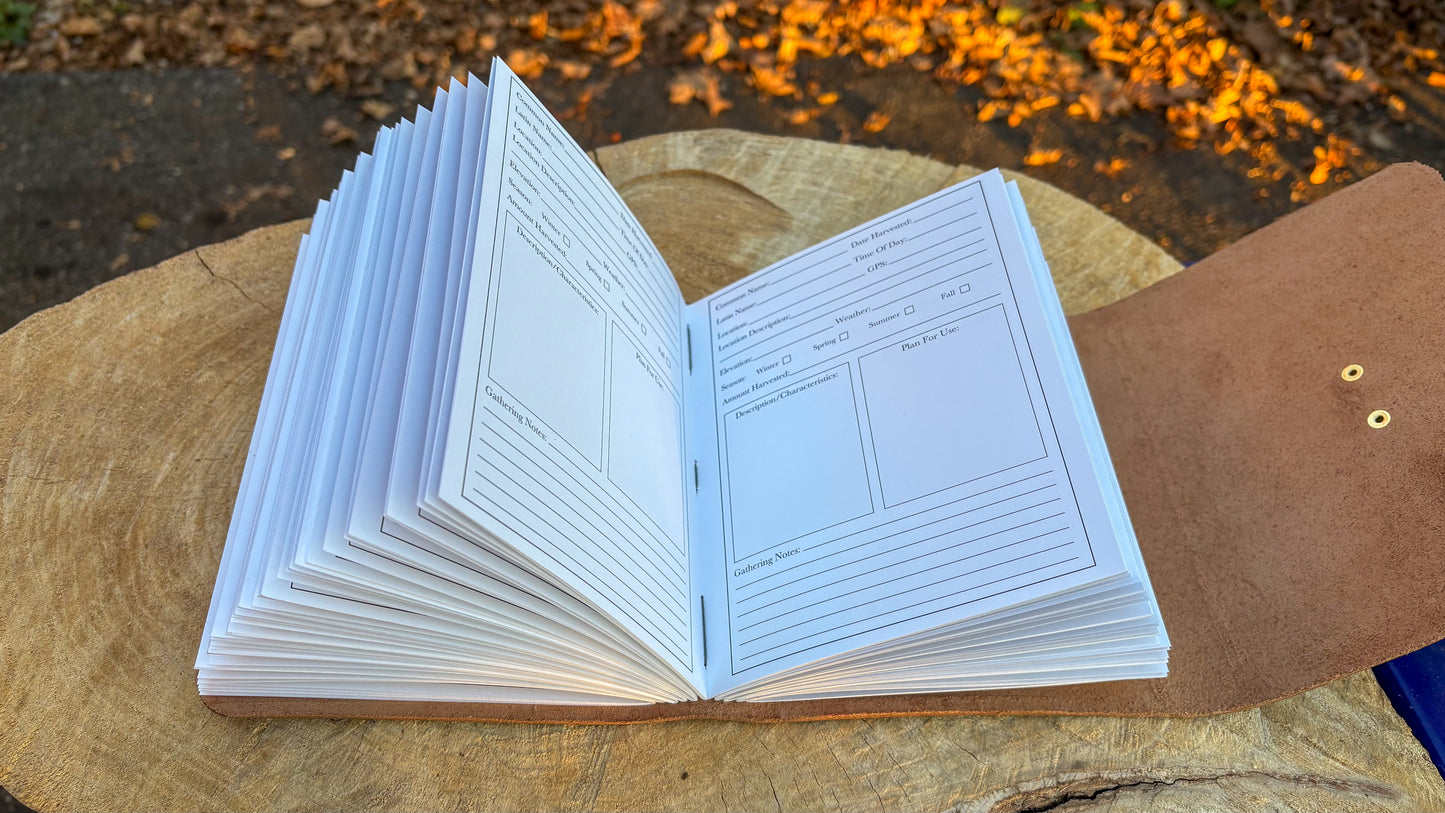 Leather Foraging Journal