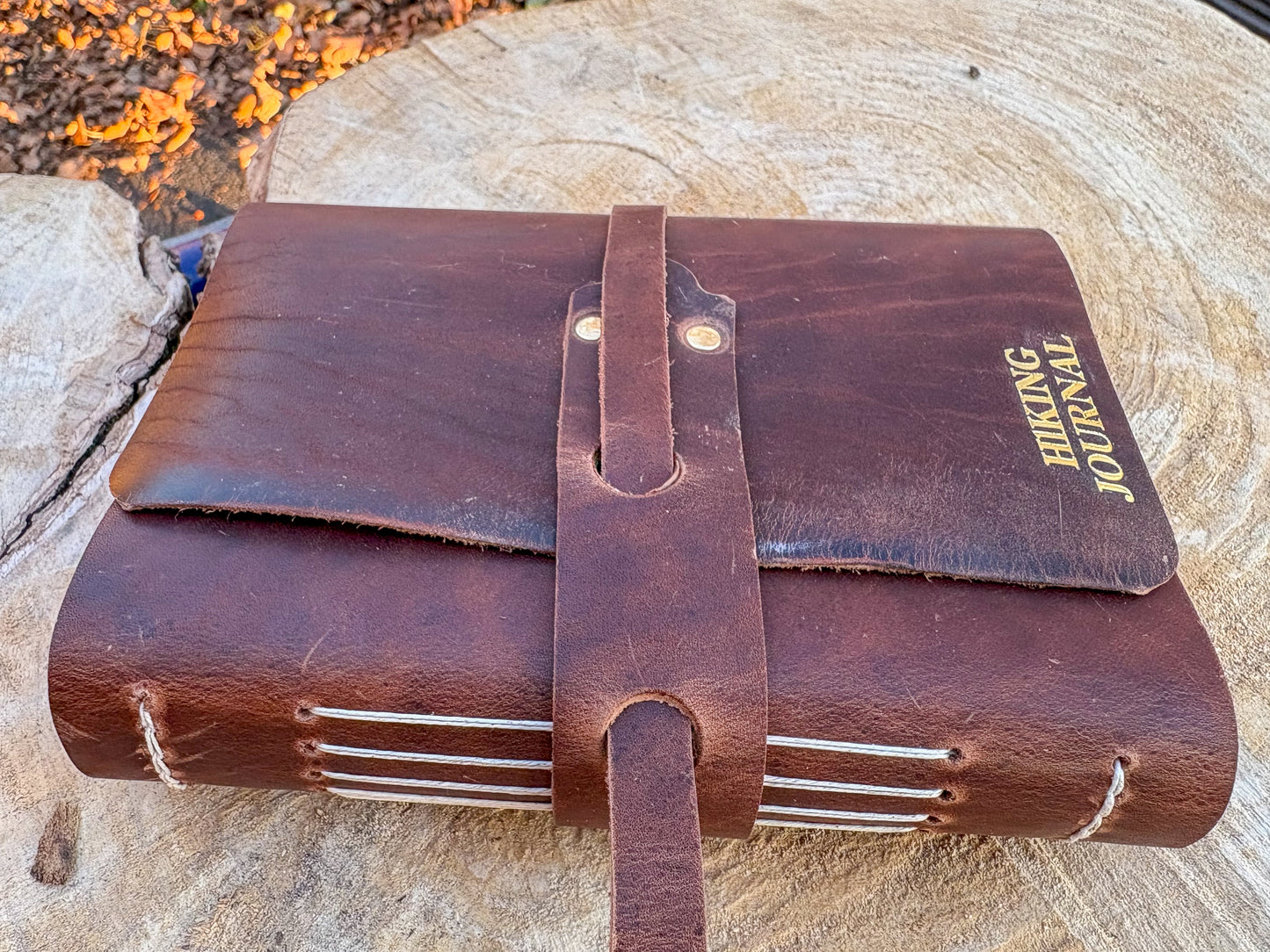 Leather Hiking Journal