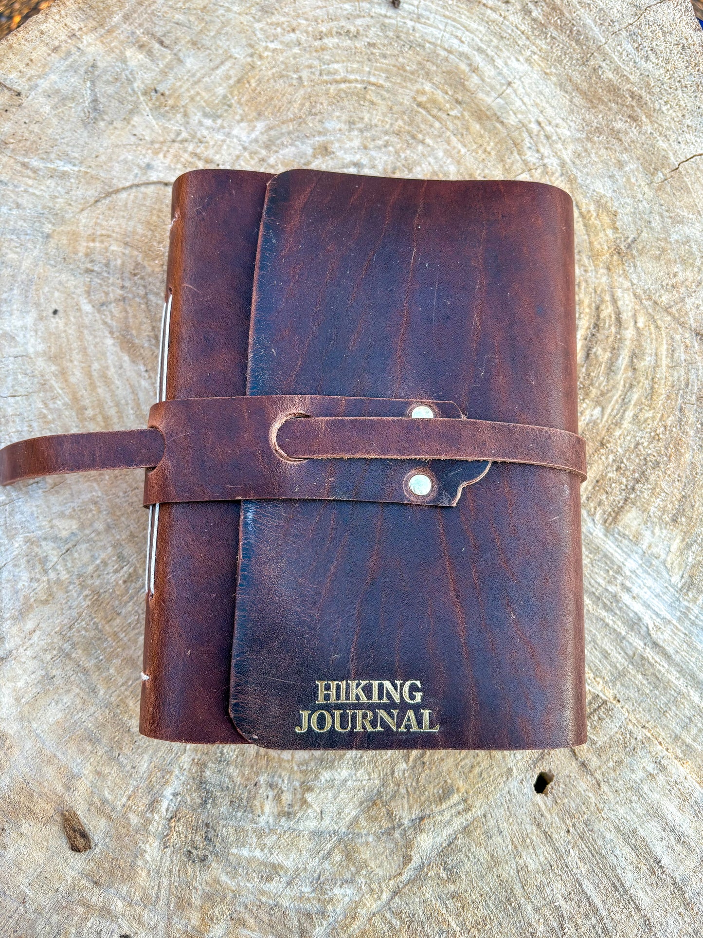 Leather Hiking Journal