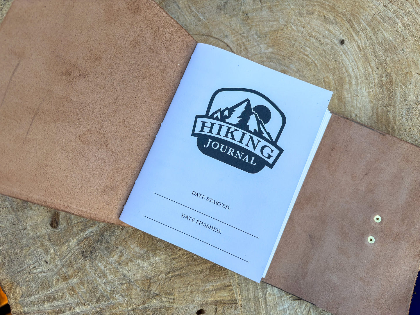 Leather Hiking Journal